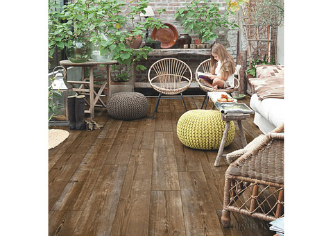 ПВХ-плитка Alpha Vinyl Medium Planks AVMP 40075 Коричневая сосна