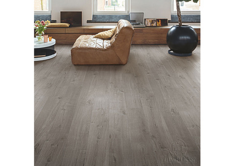 ПВХ-плитка Alpha Vinyl Medium Planks AVMP 40202 Дуб хлопковый темно-серый