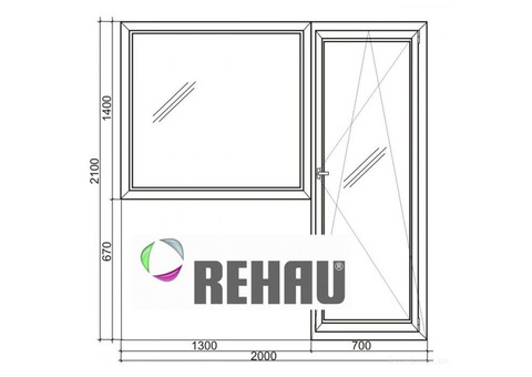 Окна ПВХ от производителя Рехау